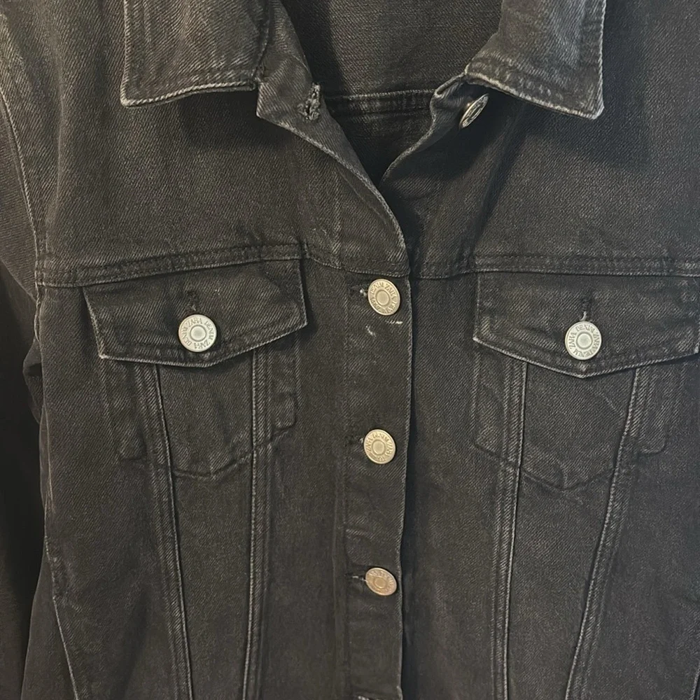 Zara Women's Dark Denim Jacket